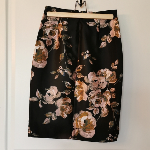 Sold* New J. Crew collection silk wool skirt - Picture 7 of 9